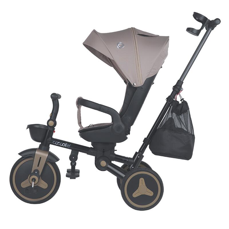 Skládací tříkolka Coccolle Urbio Plus Mocha Beige