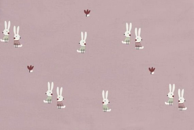 Vložka do kočárku BimBi Rabbits pink