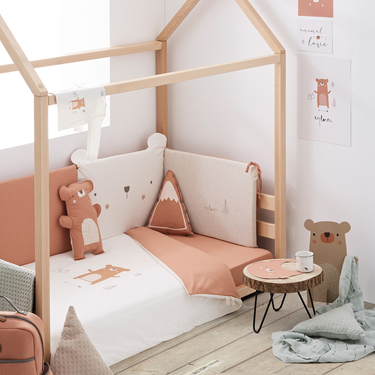 Dětský postýlková 5-dílná sada BimbiDreams Bear