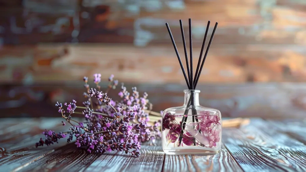 Aroma difuzér Aura Home Care se sušenými květy Enchanted Garden 180ml