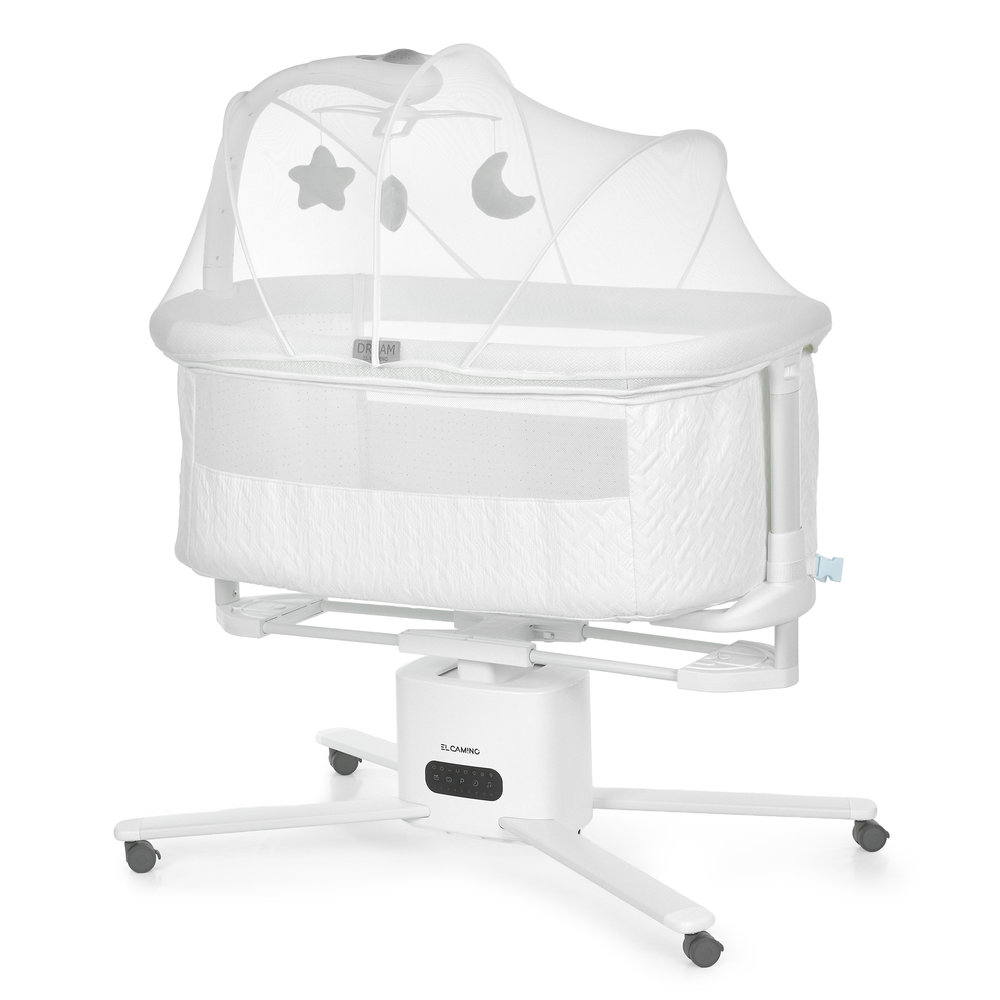 Dětská postýlka a kolébka 2v1 El Camino DREAM white
