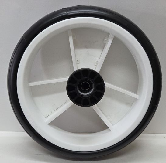 ND_zadni kolečko ke kočárku velké gelové 60x230 pro 10mm osku bílé