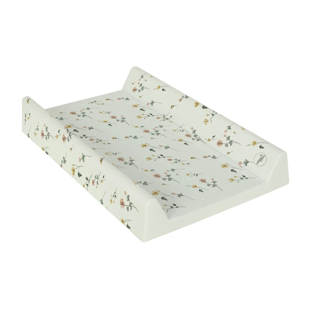 Přebalovací podložka Ceba Baby 2-hranná měkká Basic Floral Breeze (50x70 cm)