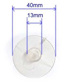 ND_ Náhradní přísavka pro sluneční clony do auta (1 ks) 4 cm