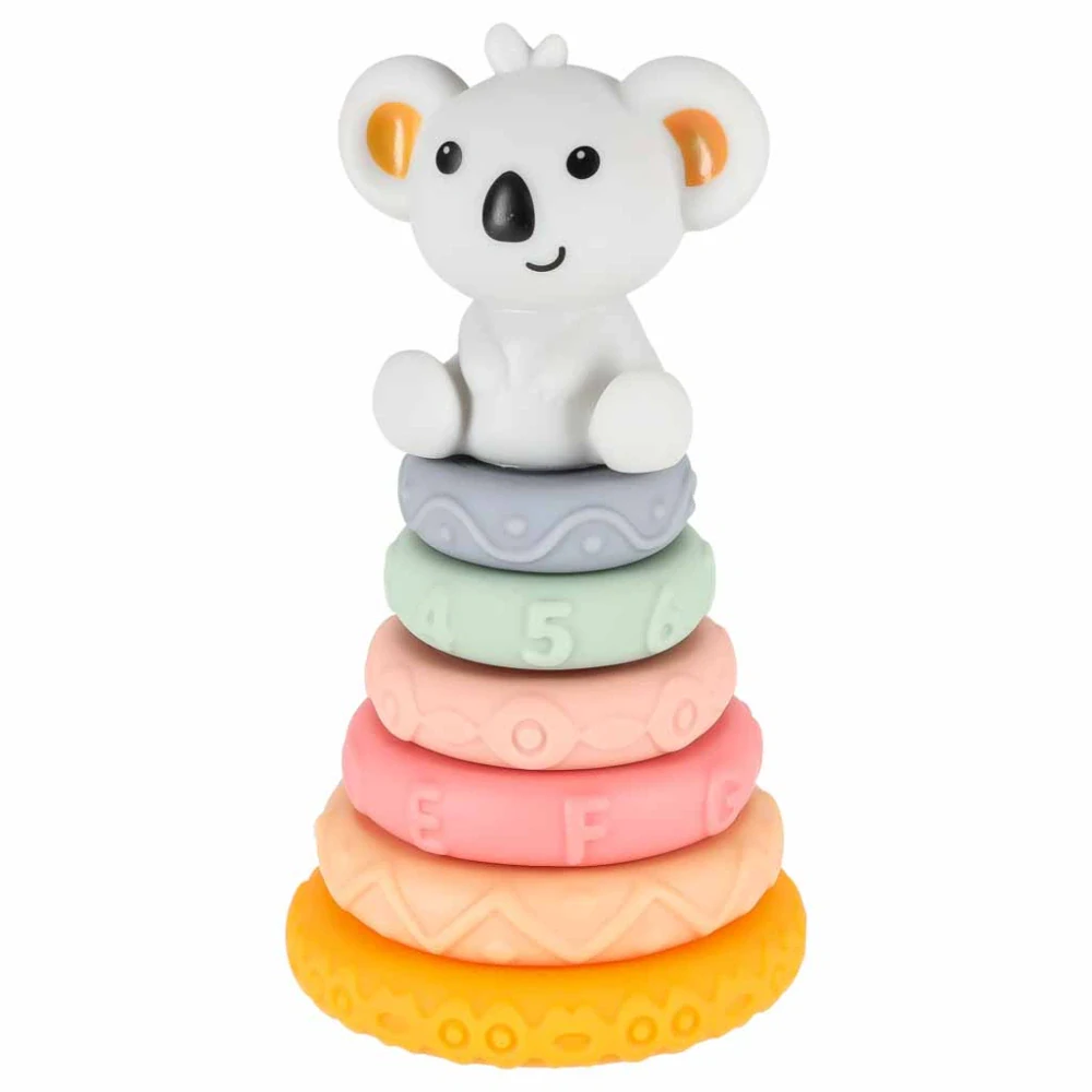 Sada senzorických hraček 13ks - kostky + pyramida Koala