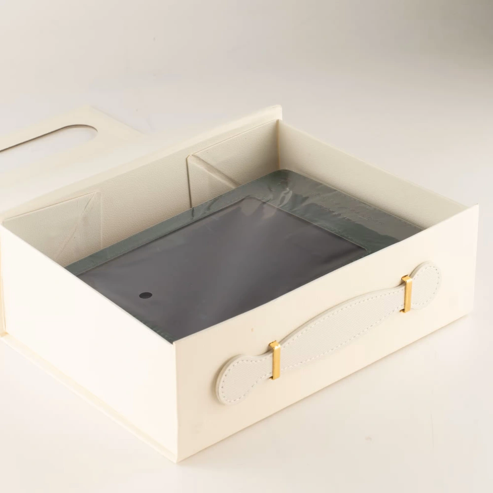 Luxusní dárková krabička – Med Hamper 24cm  (bílá)