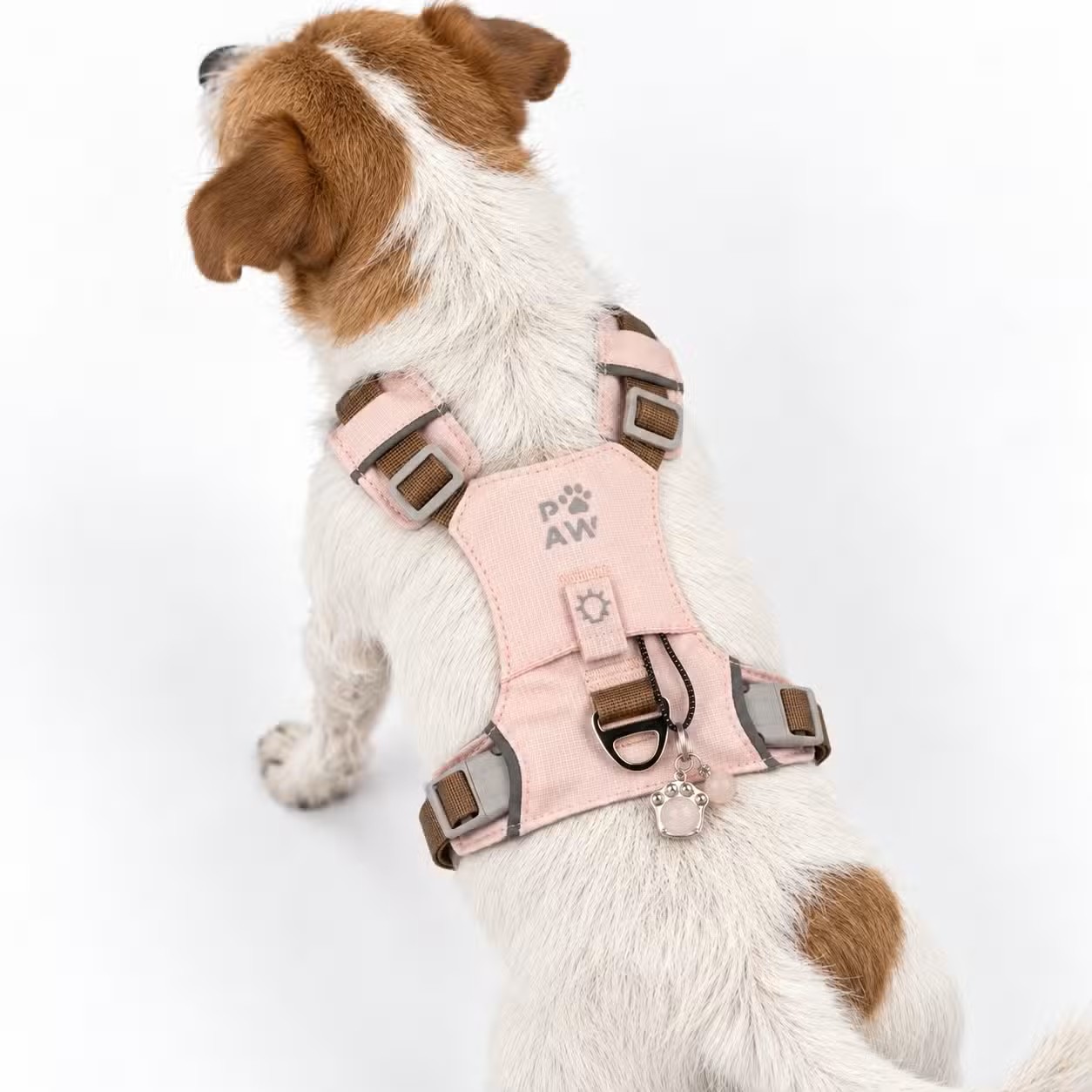 Ergonomický psí postroj P-AW Guardian (4–8 kg) s růženínem