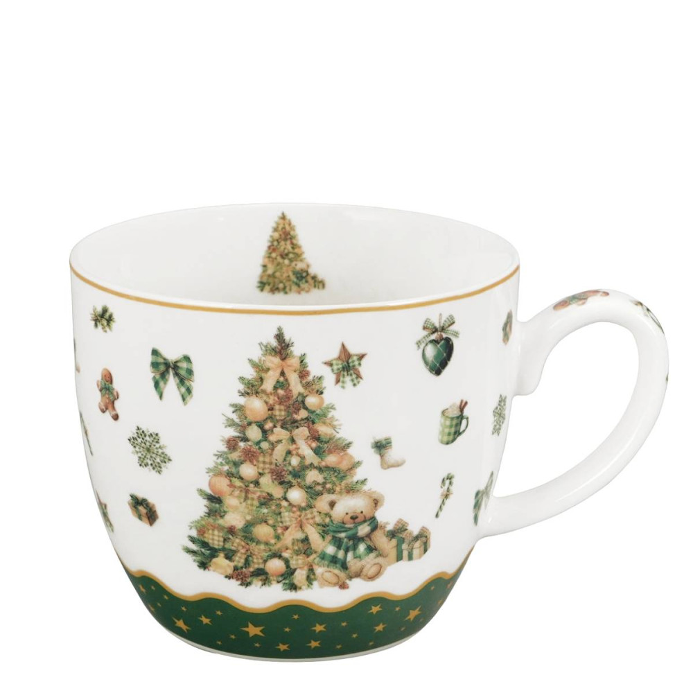 Porcelánový hrnek 460 ml vánoční – Tree Sparkle v dárkovém přebalu