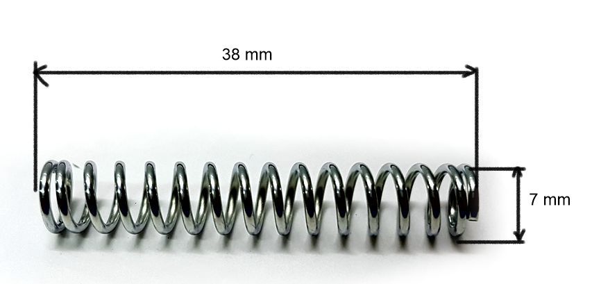 ND_pružina 38x7 mm k brzdě (do plast.brzdiče)