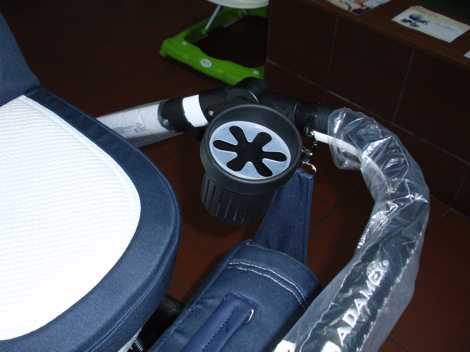 Držák nápojů na kočárek Paradise Šedý - montážní sada