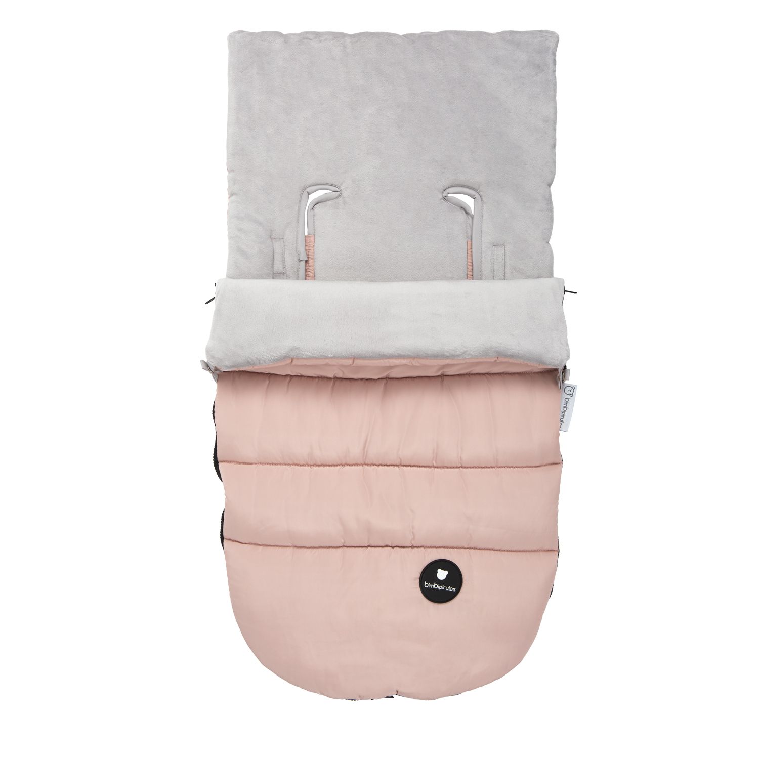 Prošívaný zmní fusak do autosedačky BimBi -  pink