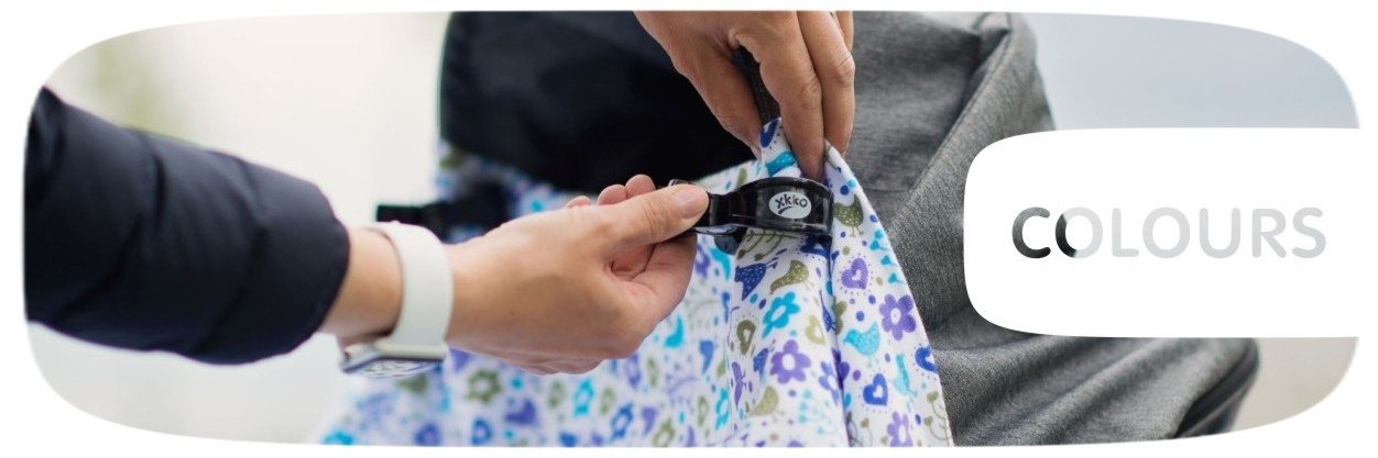 Kolíčky na kočárek 2ks bílé kolíček