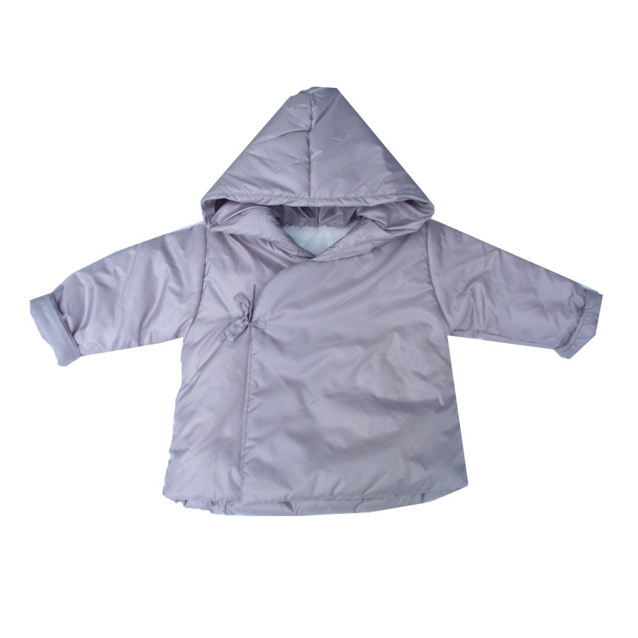  AKCE !!!! Elegantní zimní zavinovací bundička  - béžová perleť Barnaba