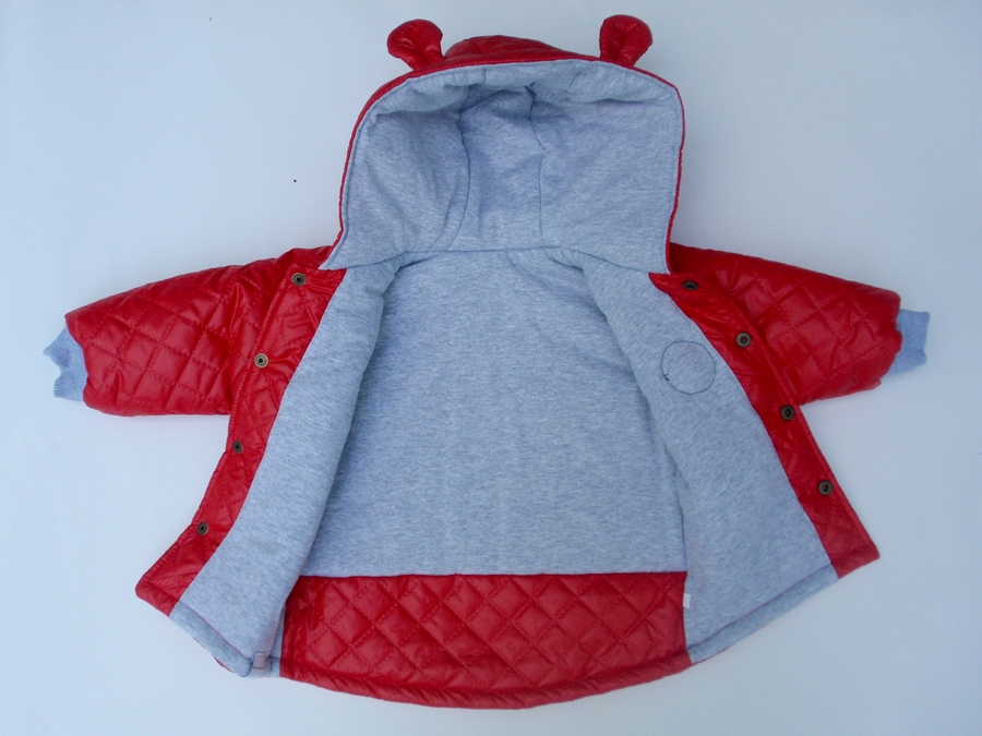 Akce !! Luxusní zimní prošívaná bunda  červená Barnaba