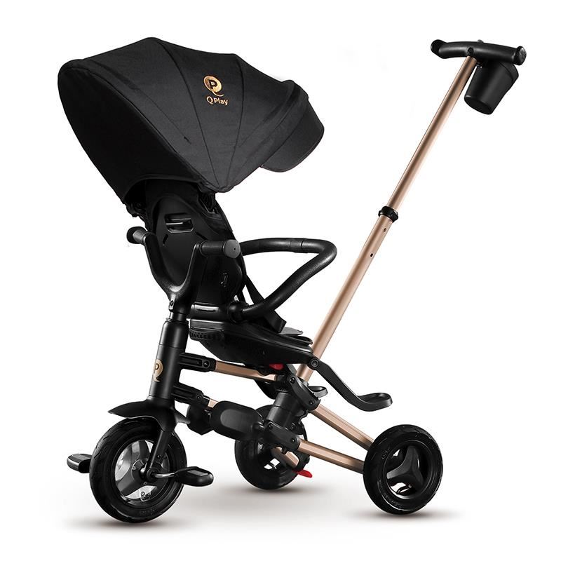 Ultraskládací tříkolka Qplay Nova Rubber Gold Limited Edition