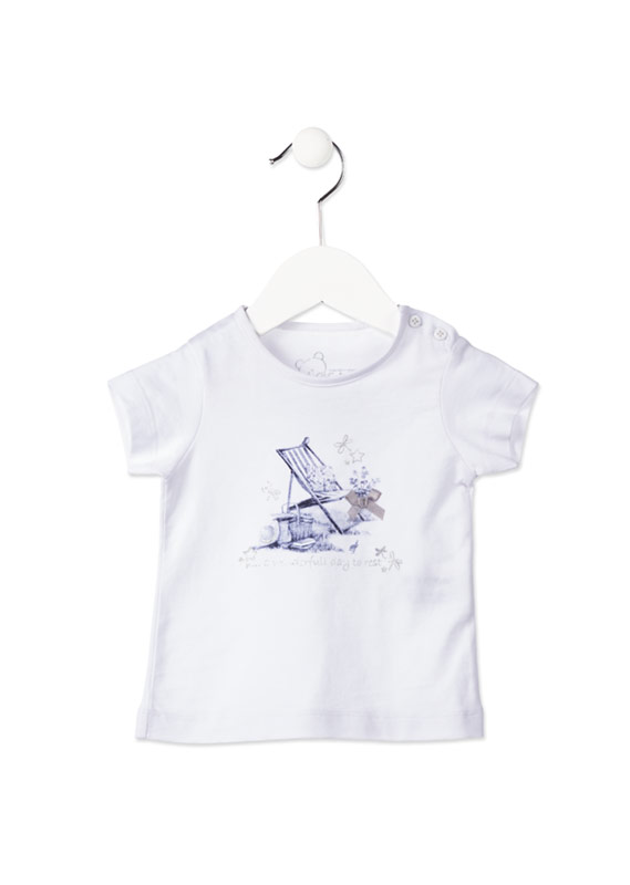 Dětské tričko kr. rukáv s obrázkem zn.Losan bílé