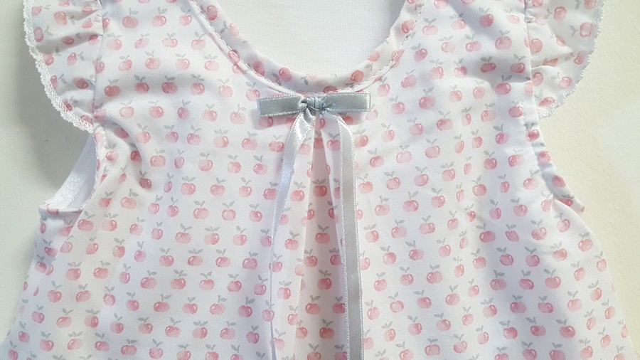  Nová kolekce - Dívčí bodyšatečky s jablíčky zn. Barnaba