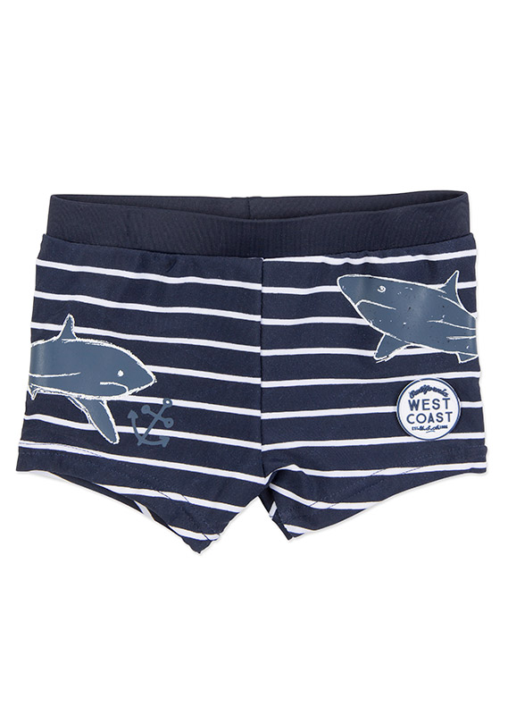 Dětské plavky zn.Losan se žraloky tmavě modré