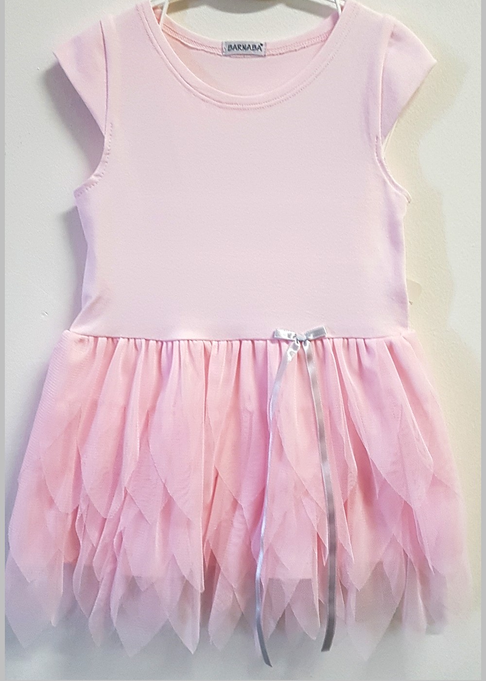 Dívčí šaty "Rusalka" zn. Barnaba růžové