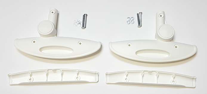 ND_držák boudy hluboké korby - rohatka - tichý - sada bilá