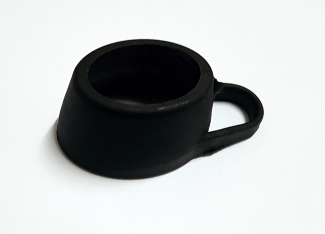 ND_držák na tašku na madlo - rovný- černý - 1kus