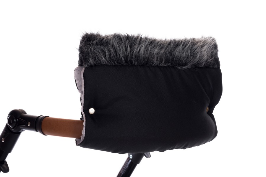 Novinka - Zimní rukávník s kožešinou čený Paradise Baby