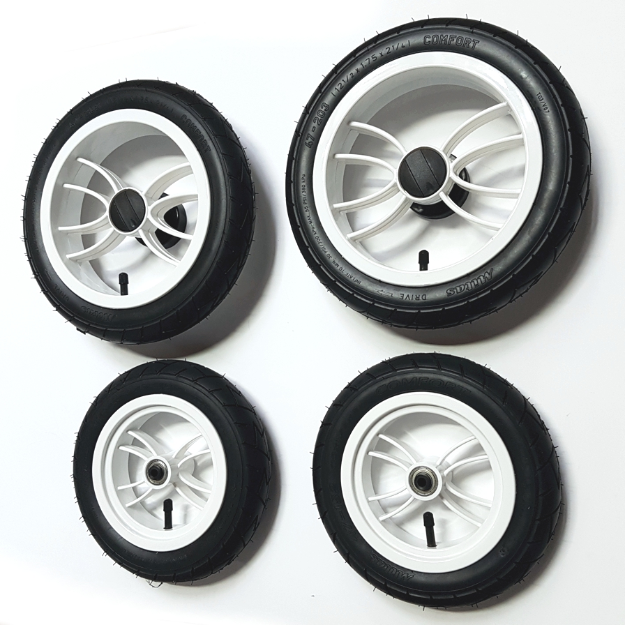 ND_sada kol na kočárek Maximo/Magnetico - nafukovací