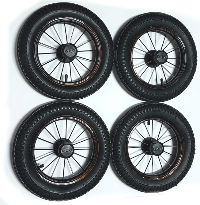 ND_sada kol na kočárek TAKO -nafukovací drátěná měděná