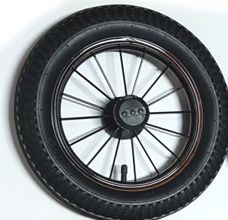 ND_kolečko na kočárek TAKO -nafukovací drátěné vzhled měděné