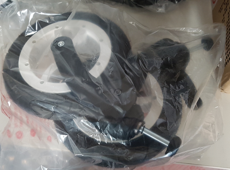 PVC pytel na kolečka - cca 43x50cm stredni