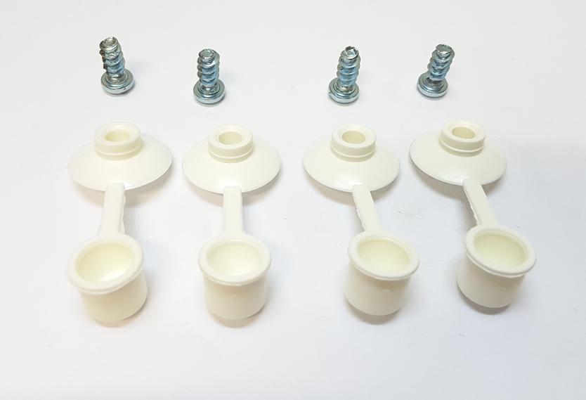 ND_vymezovací nožičky pro přebalovací podložky s pevnou deskou - sada