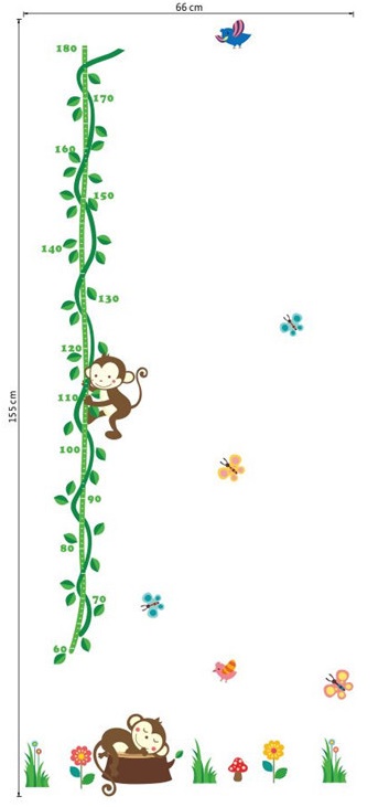 Samolepka metr Opička