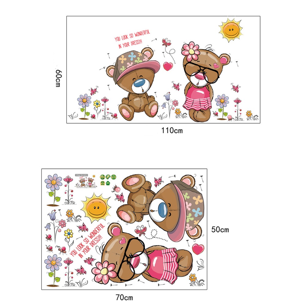 Samolepka Hraví medvídci 