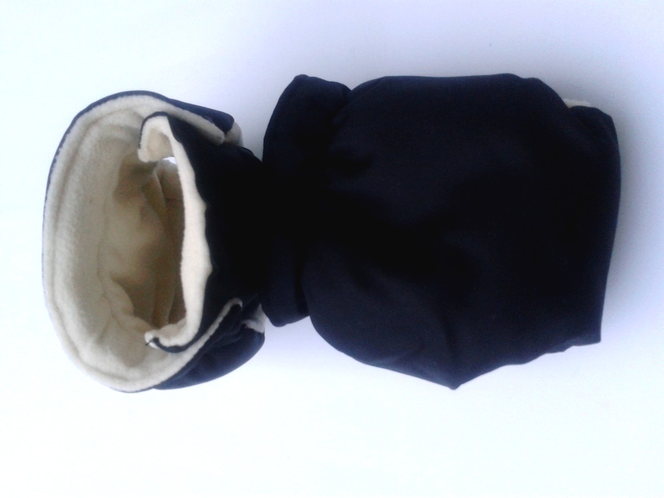 Zimní rukavice ke kočárku šedé