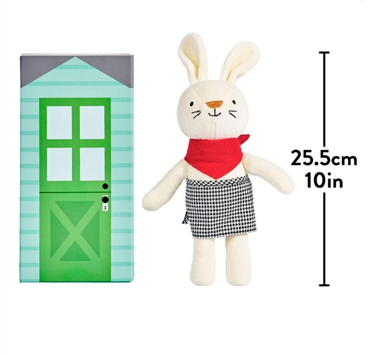 Petitcollage Plyšový králíček v kuchyni