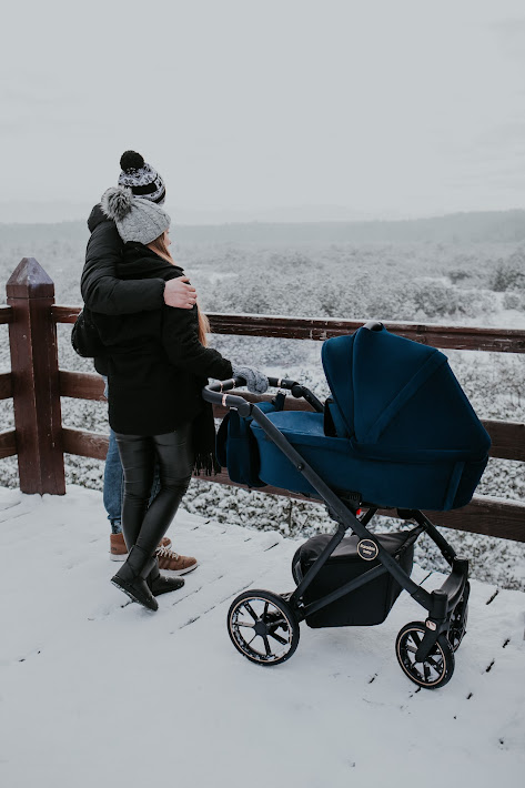  Kombinovaný kočárek Paradise Baby VR - navy 02