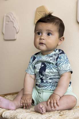 Kraťasy chlapecké zelené vel. 86