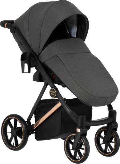  Kombinovaný kočárek Paradise Baby VR - tmavě šedý 07