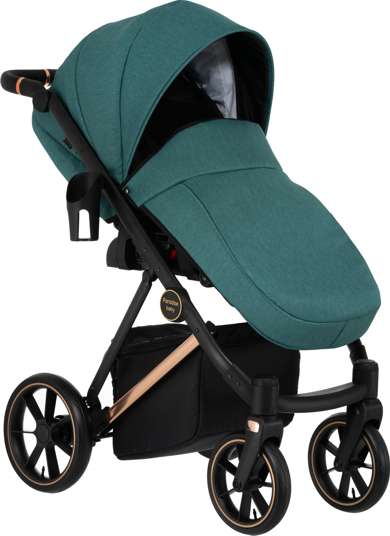  Kombinovaný kočárek Paradise Baby VR - zelený 09