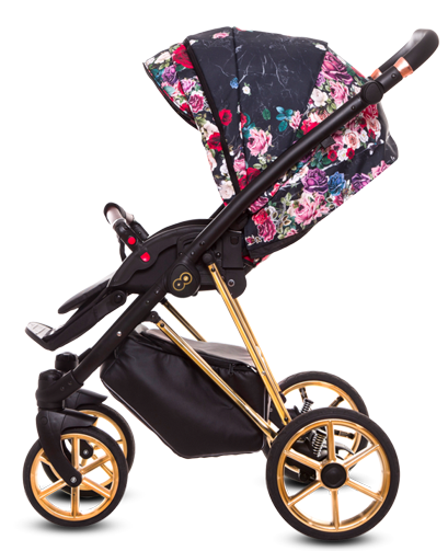 Kombinovaný kočárek Musse Dark Rose 2v1 měděný