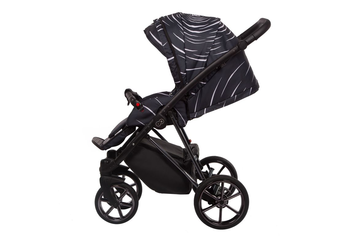 Kombinovaný kočárek Boss  2v1 dark grey