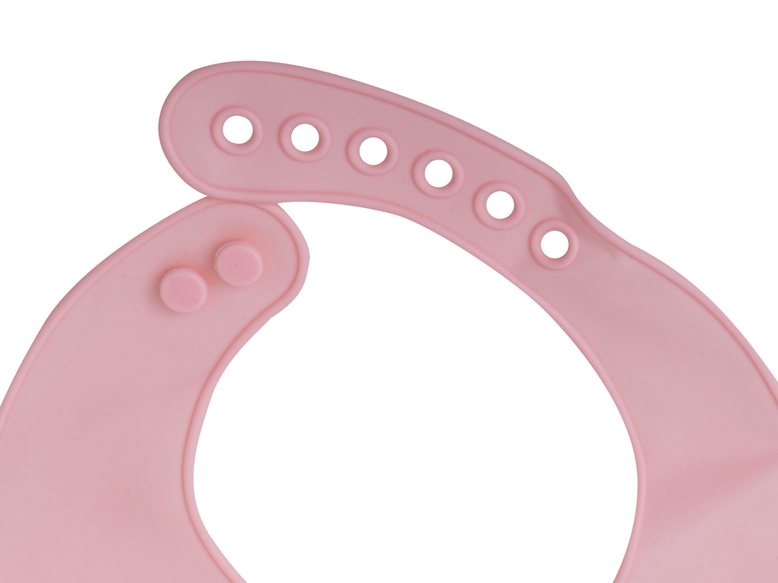 Silikonový bryndák KOČIČKA  - růžový