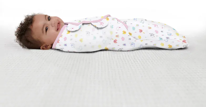Zavinovačka SwaddleMe duha/sloníci  SUMMER 0-3m -  3,2-6,4kg 