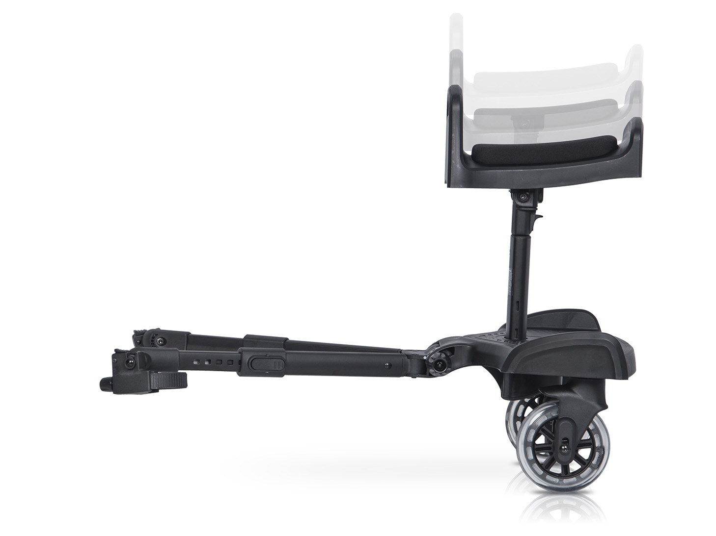 Universální nastavitelné stupátko za kočárek Calibro se sedátkem