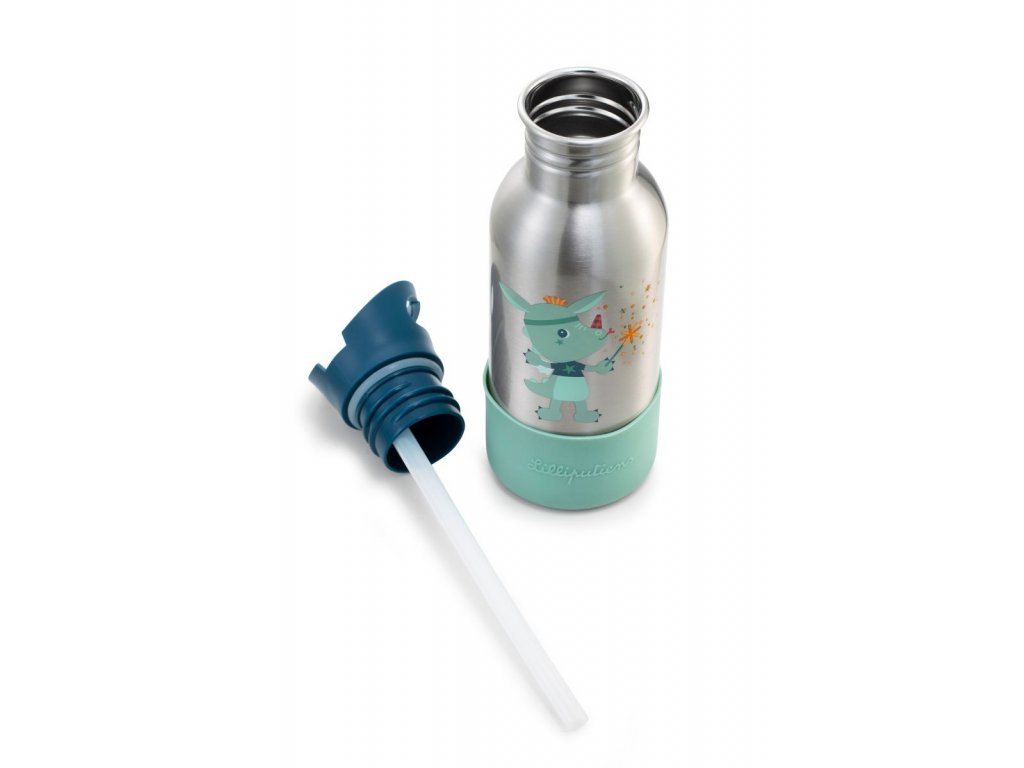 Lilliputiens - nerezová lahev na pití - dráček Joe - 600 ml