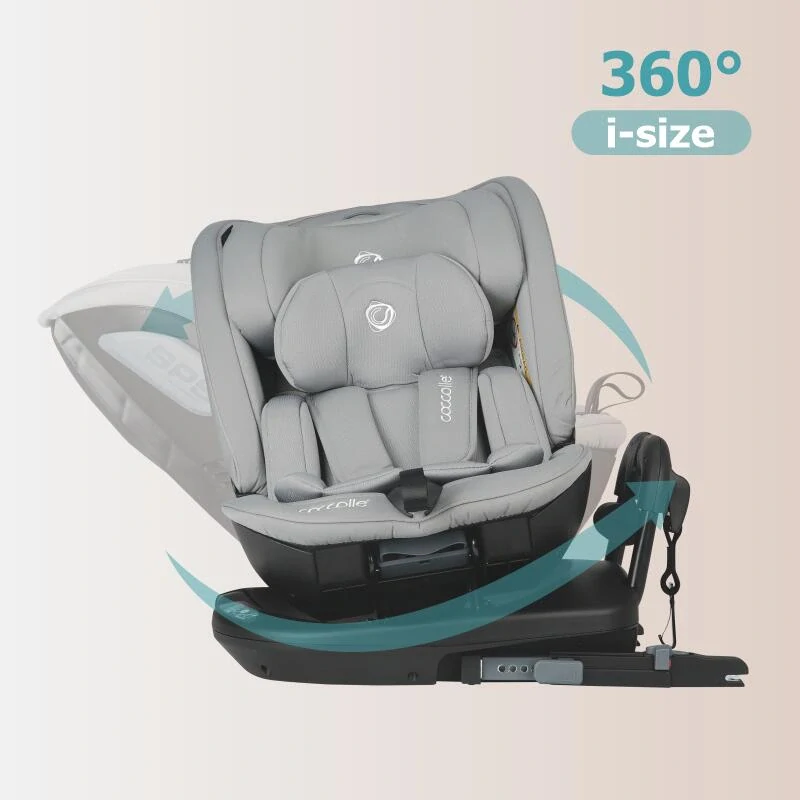 Autosedačka i-Size 40-150cm Coccolle Velsa  Natural Grey