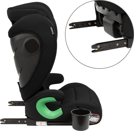 Autosedačka Kidwell Weston s isofixem, i-Size 100-150 cm černá