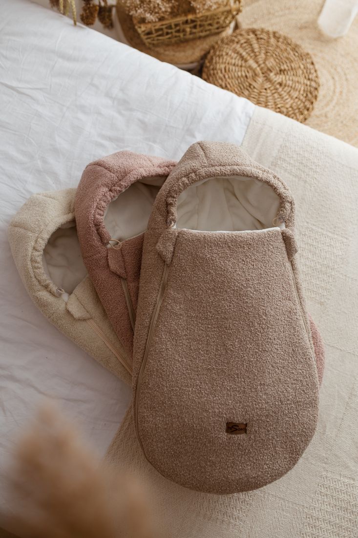 Přechodový fusak Boucle light beige