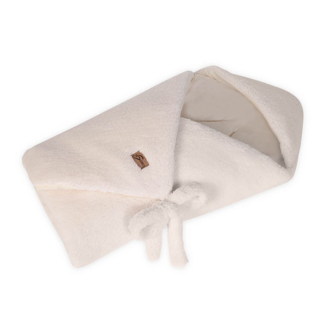 Zavinovací deka/ zavinovačka LAMB do autosedačky creame