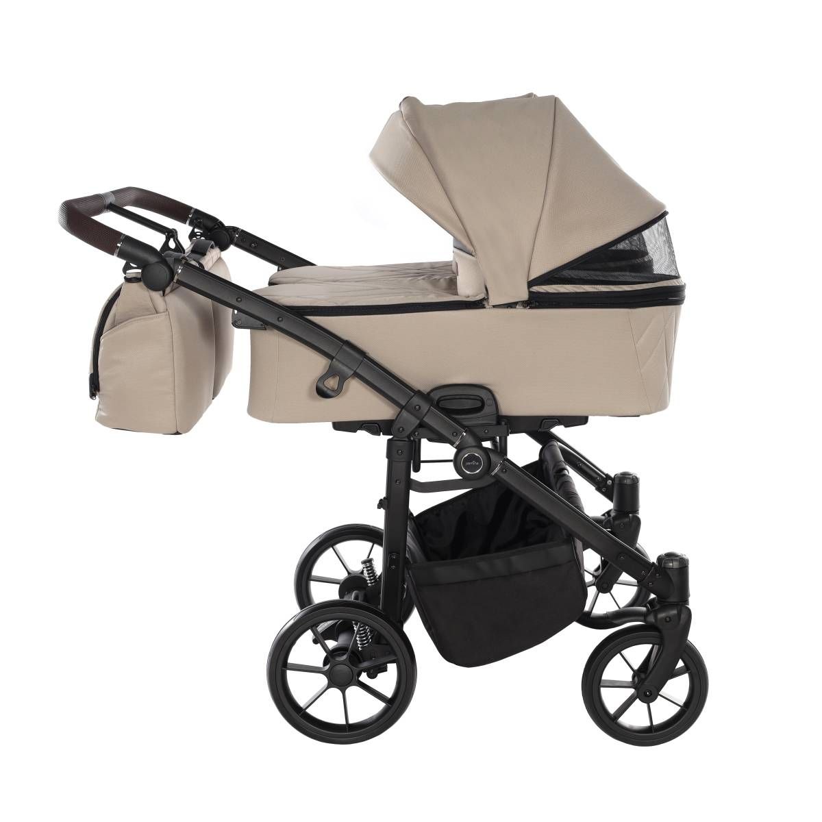 Kočárek pro dvojcata DUO JASMINE LIFE 02 béžový